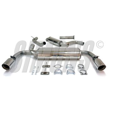 Simons sport uitlaat voor Volvo V40 5-cyl 2WD 2013-
