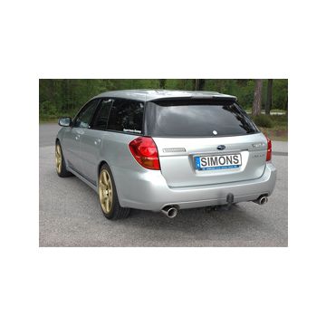 Simons sport uitlaat voor Subaru Legacy/Outback 6-c