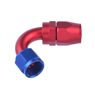 Reusable swivel hose ends - 120 Graden