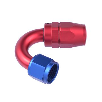 Reusable swivel hose ends - 150 Graden