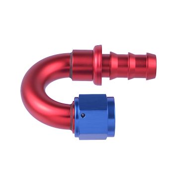 Push on hose ends - 180 graden