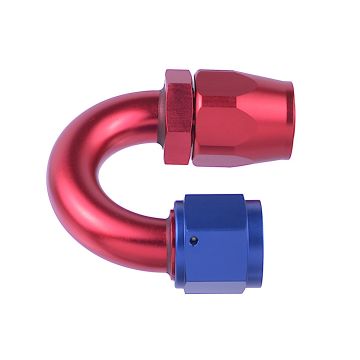 Reusable swivel hose ends - 180 Graden