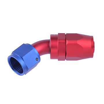 Reusable swivel hose ends - 45 Graden