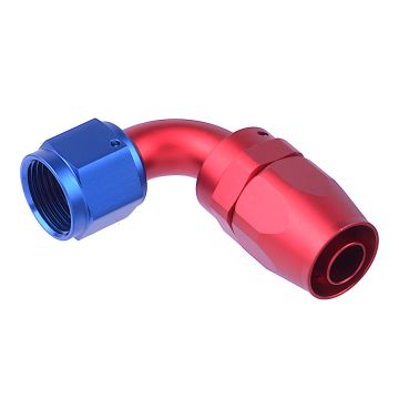 Reusable swivel hose ends - 90 Graden