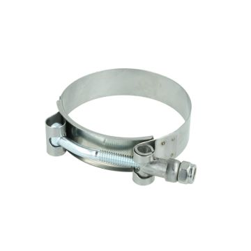 Premium T-bolt clamp - stainless steel