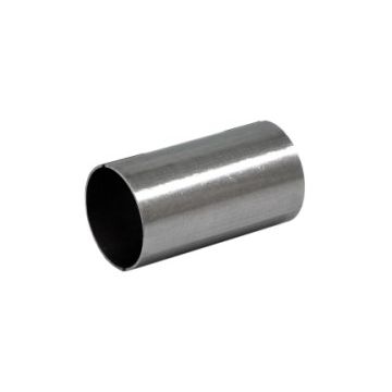 Uitlaat koppelstuk RVS - 76mm