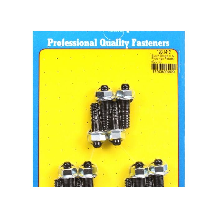 Buick Stage II & Prod hex header stud kit ARP-120-1412 main product photo