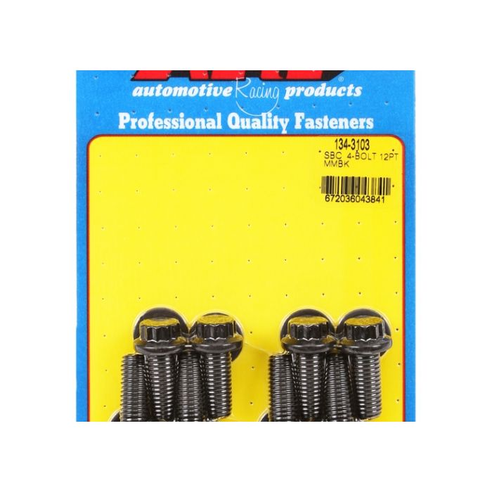 ARP Motor Mount Bolt Kit Chevy SB 4-Bolt 12PT ARP-134-3103 main product photo