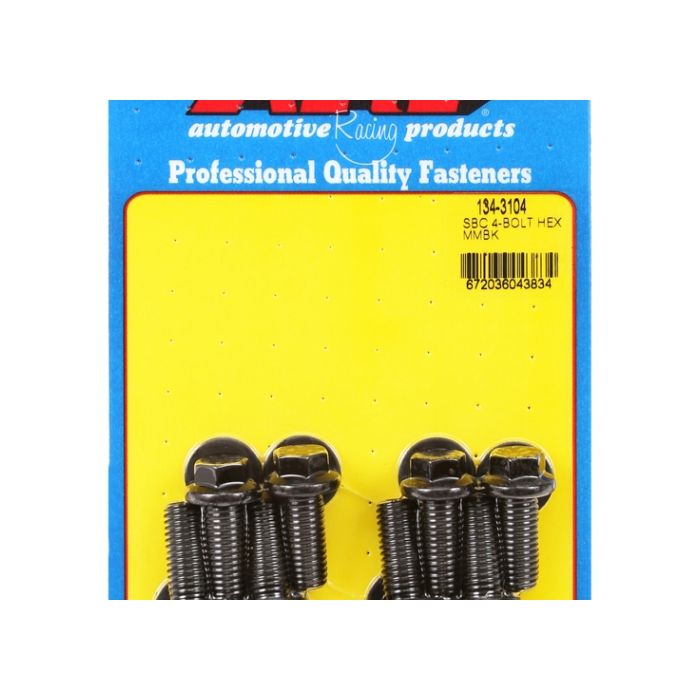ARP Motor Mount Bolt Kit Chevy SB 4-Bolt Hex ARP-134-3104 main product photo