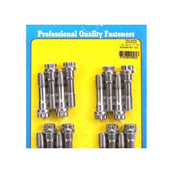 Carrillo "H" Bolt L19 7/16 x1.725' replacement rod bolt kit ARP-200-6203 main product photo