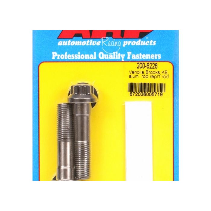 Venolia Brooks & KB alum rod repl't rod bolts ARP-200-6226 main product photo