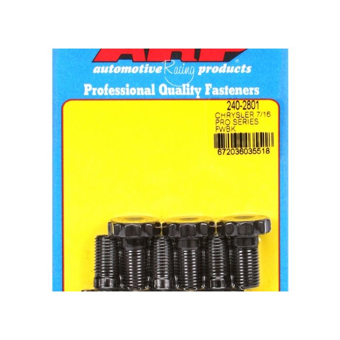 ARP Chrysler 7/16 pro series 6 Piece flywheel bolt kit ARP-240-2801 main product photo