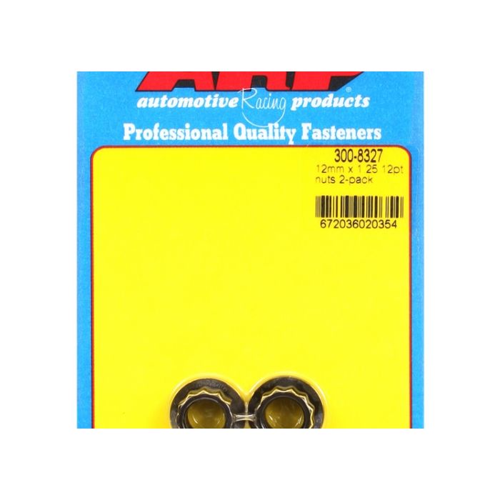 ARP M12 x 1.25 12pt nut kit (2pcs) ARP-300-8327 main product photo