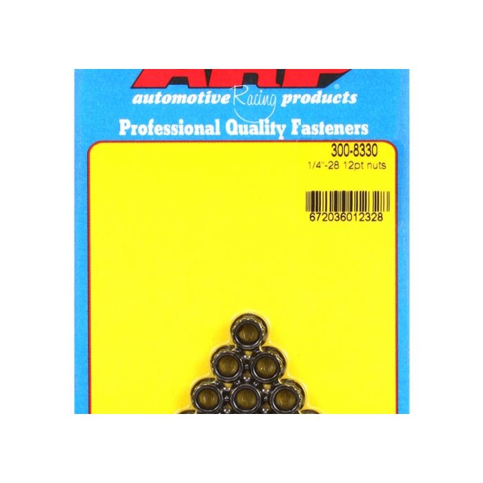 ARP "1/4""-28 12pt nut kit" (10pcs) ARP-300-8330 main product photo