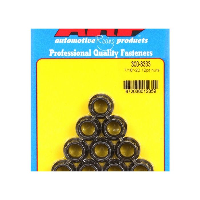 ARP "7/16""-20 12pt nut kit" (10-pcs) ARP-300-8333 main product photo