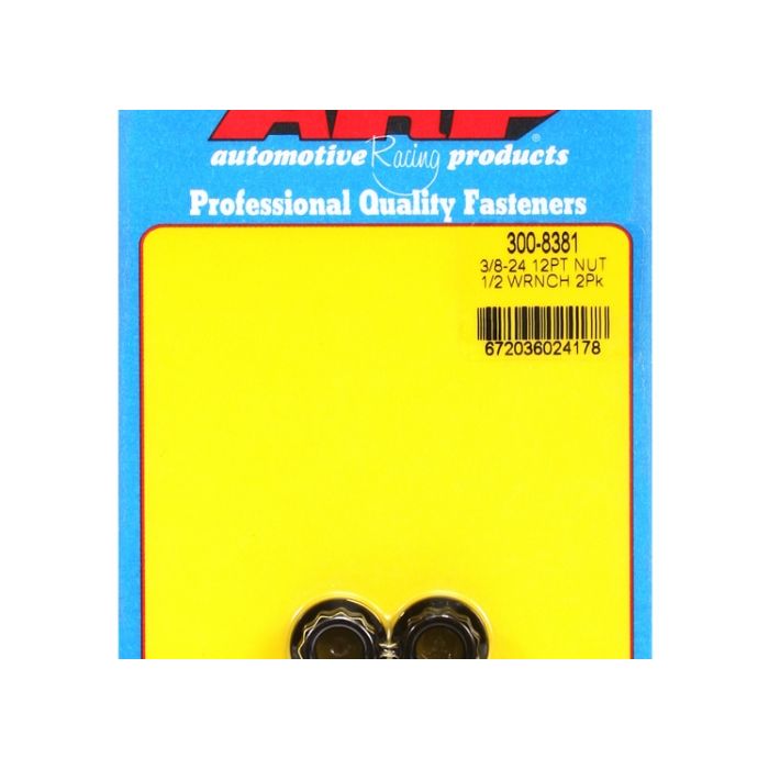 "3/8""-24 1/2"" socket 12pt nut kit" (2pcs) ARP-300-8381 main product photo