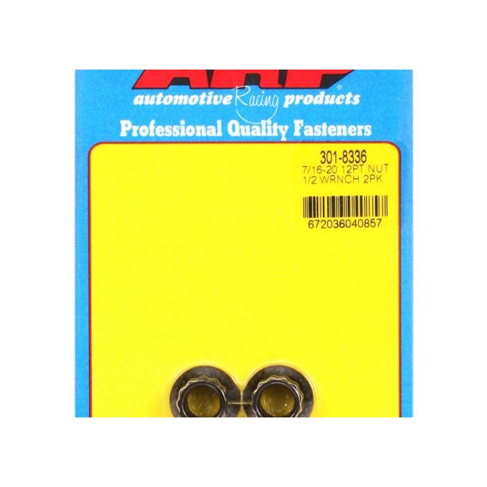 ARP Nut Kit 7/16-20 1/2 Socket 12PT 2 Pack ARP-301-8336 main product photo