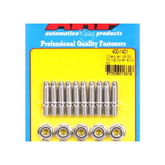 Chevy all V8 SS timing cover stud kit ARP-400-1401 main product photo