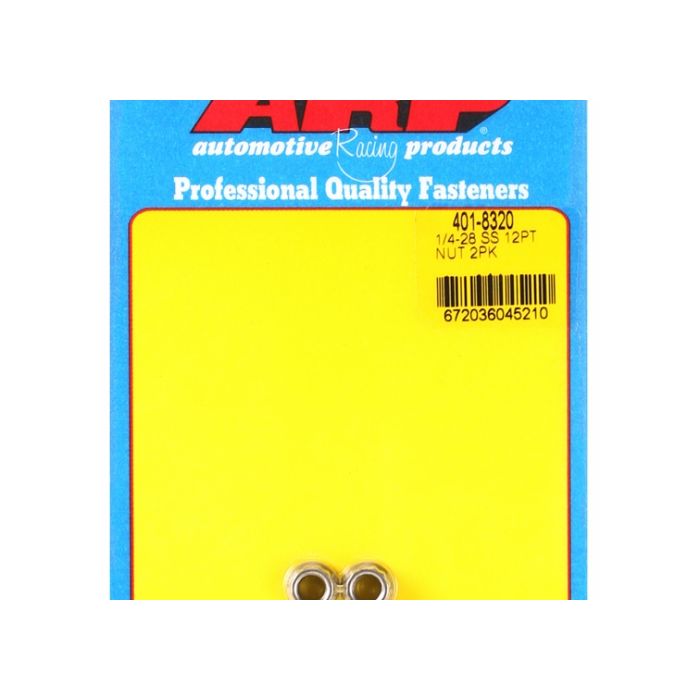ARP 1/4-20 SS 12pt nut kit ARP-401-8320 main product photo