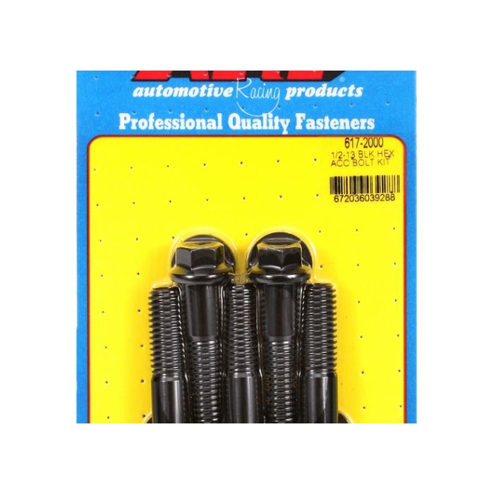 ARP Bolt Kit 1/2-13 x 2.000 Black Oxide Hex ARP-617-2000 main product photo