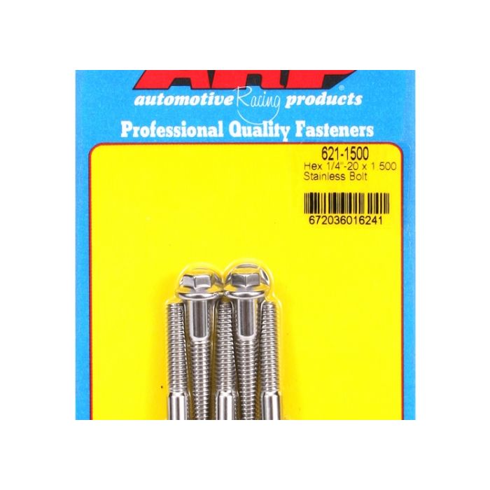 "1/4""-20 x 1.500 hex SS bolts" (5pcs) ARP-621-1500 main product photo