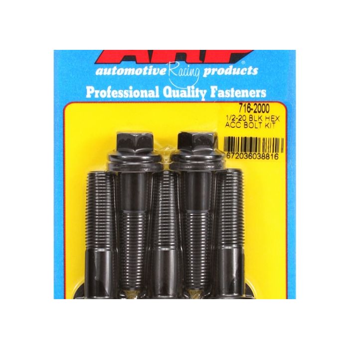 ARP Bolt Kit 1/2-20 x 2.000 Black Oxide Hex ARP-716-2000 main product photo