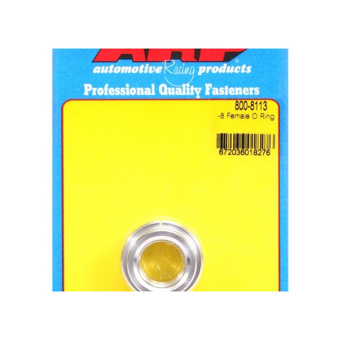 -8 female O ring aluminum weld bung ARP-800-8113 main product photo