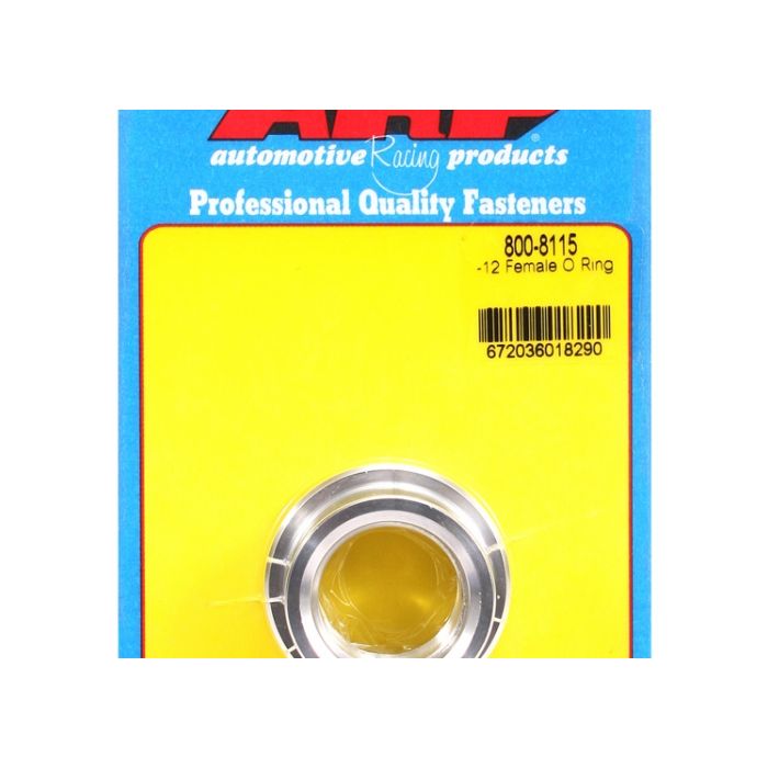 -12 female O ring aluminum weld bung ARP-800-8115 main product photo