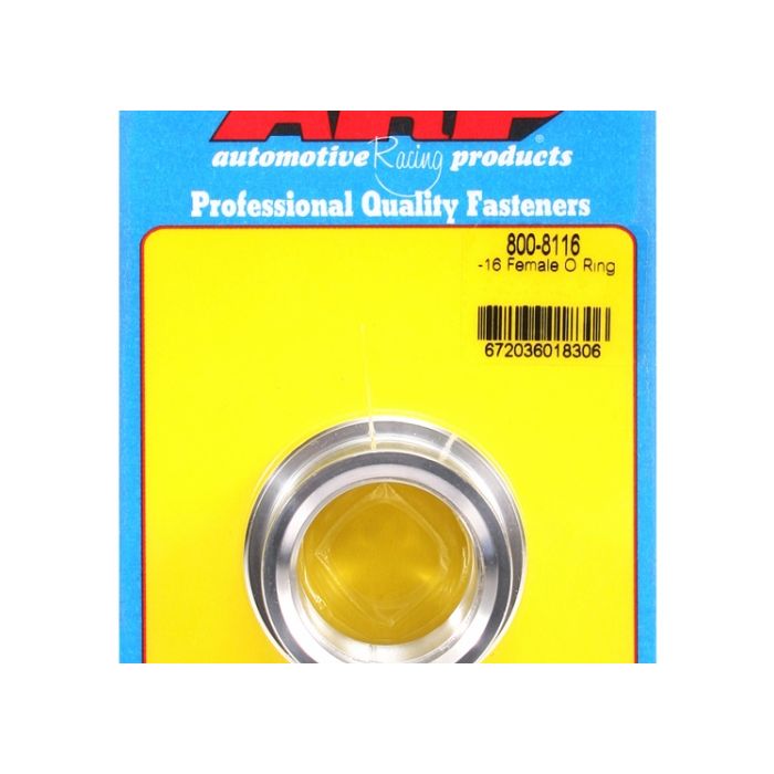 -16 female O ring aluminum weld bung ARP-800-8116 main product photo