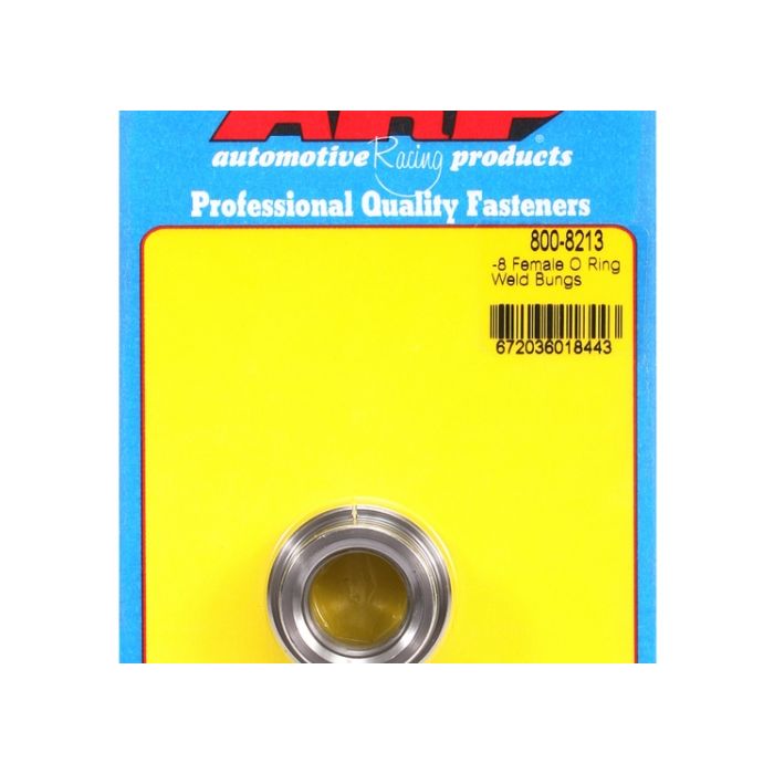 -8 female O ring steel weld bung ARP-800-8213 main product photo