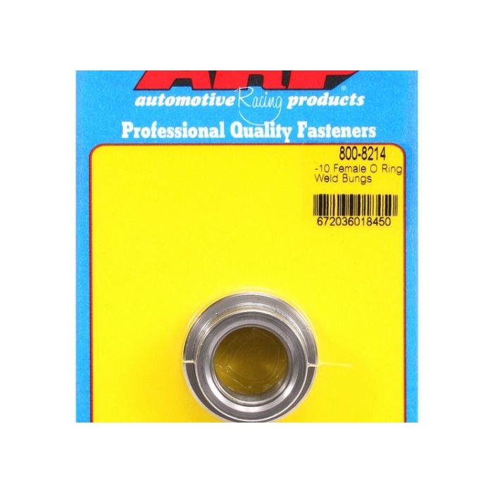 -10 female O ring steel weld bung ARP-800-8214 main product photo