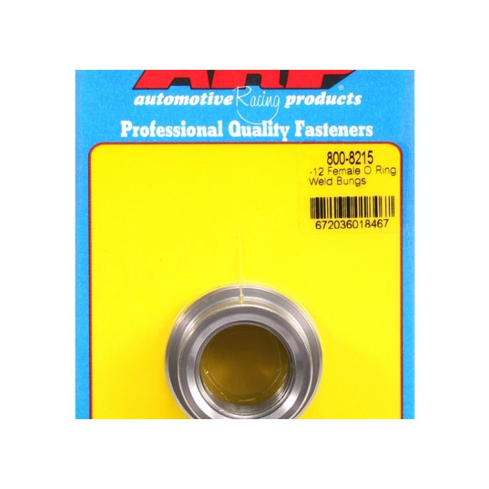 -12 female O ring steel weld bung ARP-800-8215 main product photo