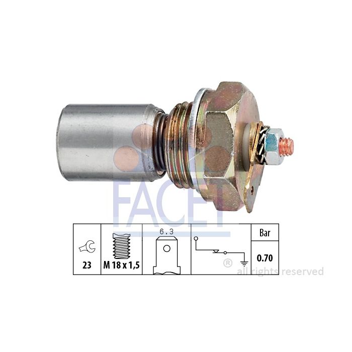 Facet 70082 Oil pressure switch Peugeot main product photo