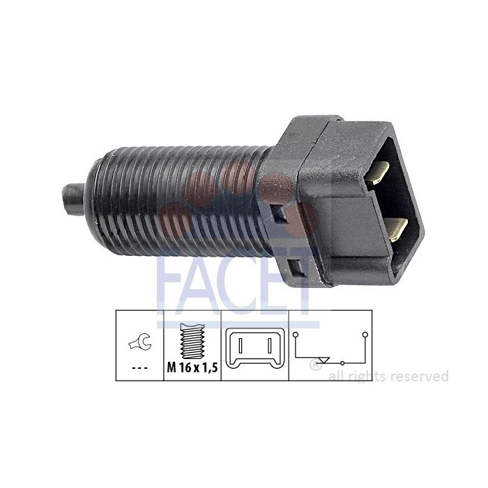 Facet 71012 Brake light switch Alpine / Opel / Renault main product photo