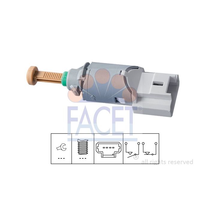 Facet 71227 Brake light switch Dacia / Renault main product photo