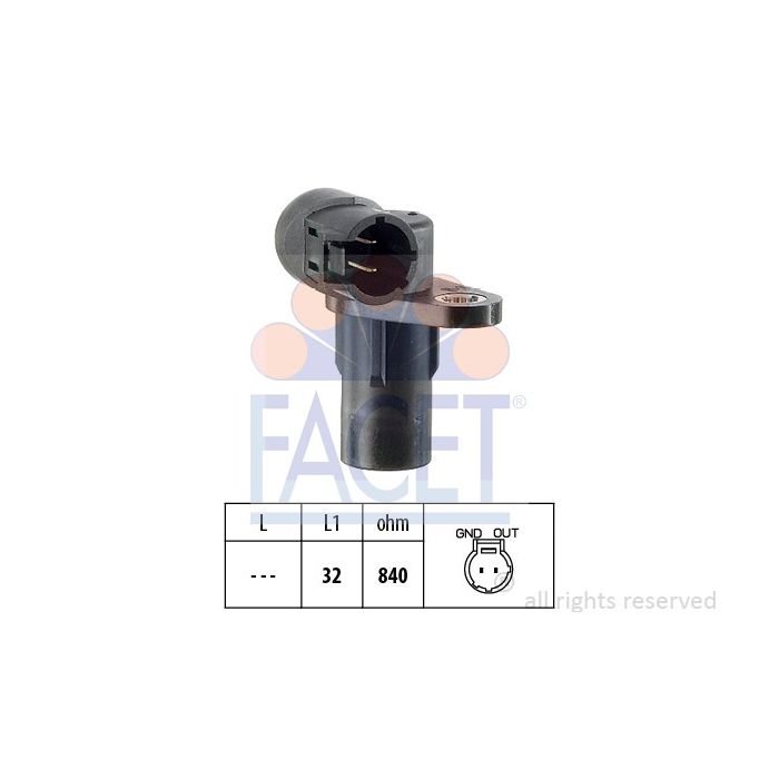 Facet 90291 Crankshaft pulse sensor Mitsubishi / Nissan / Opel / Renault / Suzuki / Volvo main product photo
