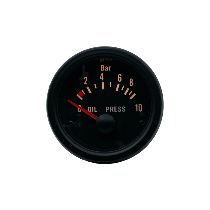 Olie druk meter Zwart 12V VD series main product photo