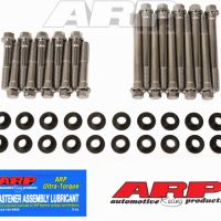 SB Ford w/W heads. SS hex head bolt kit ARP-454-3605