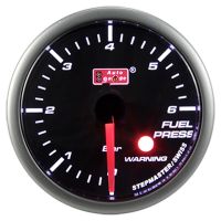Brandstofdruk meter 60 mm zwart SM series
