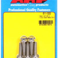 "1/4""-20 x 1.000 12pt SS bolts" (5pcs) ARP-611-1000