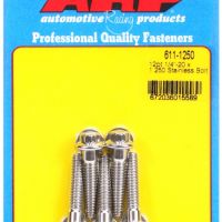 "1/4""-20 x 1.250 12pt SS bolts" (5pcs) ARP-611-1250