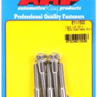 "1/4""-20 x 1.500 12pt SS bolts" (5pcs) ARP-611-1500