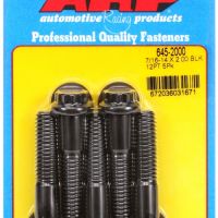 "7/16""-14 X 2.000 12pt 1/2 wrenching black oxide bolts"5pcs ARP-645-2000