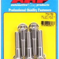 "3/8""-24 x 1.750 12pt SS bolts" (5pcs) ARP-713-1750