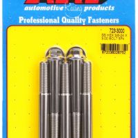 "3/8""-24 x 3.000 hex SS bolts" (5pcs) ARP-723-3000