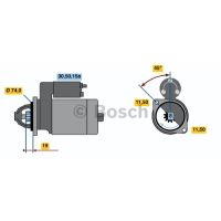 ATK 0986012261 Starter Ford Econovan / Mazda 323