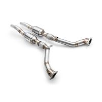 Audi 2.7 BiTurbo A6, RS4, S4, S6 Downpipe-With Muffler