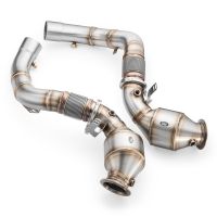 Bmw n63B, n63T, s63B downpipe-Type 2-Euro6 Cat