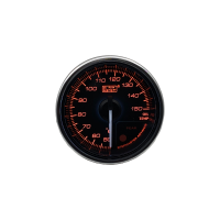 Olie temperatuur Meter Zwart 60 mm premium