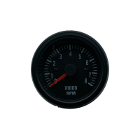 Toerental meter Wit 12V VD series